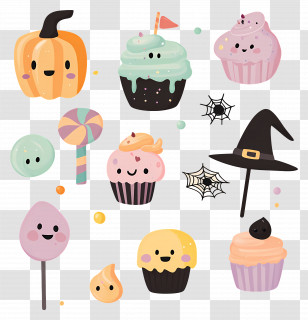 Halloween Candy - Cute Halloween Treats Transparent PNG