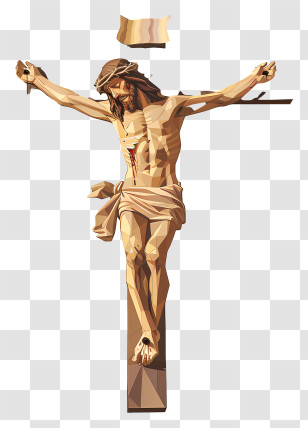 Crucifix - Jesus On The Crucifix Transparent PNG