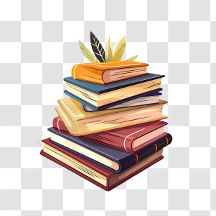 International Literacy Day - Stack Of Books Representing Knowledge And Learning Transparent PNG