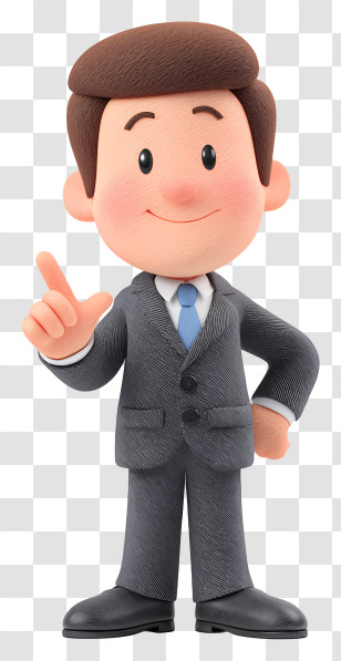 Businessman Pointing Fingers - Businessman In Suit Pointing Transparent PNG