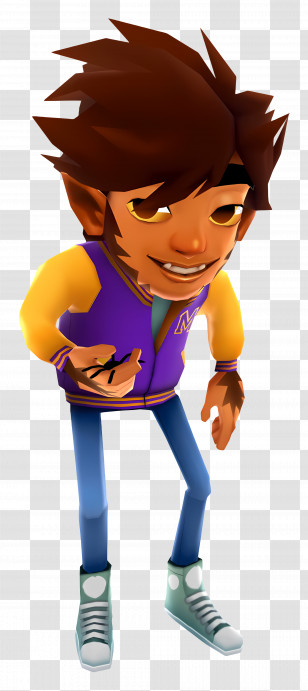 Subway Surfers - Animated Werewolf Character In Jacket Transparent PNG