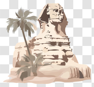 Egypt Sphinx - The Great Sphinx Of Giza Transparent PNG