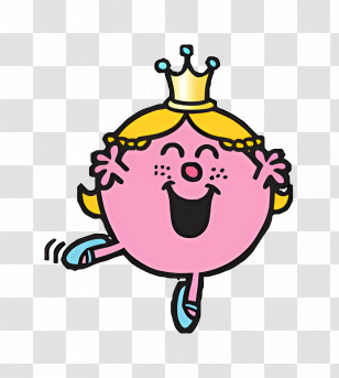 Little Miss Princess - Little Miss Princess Cartoon Character Transparent PNG