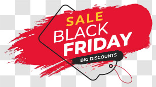 Black Friday - Black Friday Sale Advertisement Design Transparent PNG