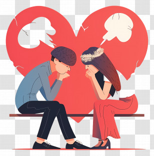 Couple Divorce - Couple In Emotional Conflict Transparent PNG