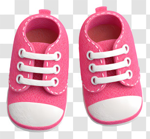 Girl Baby Shoes - Pink Baby Shoes For Infants Transparent PNG