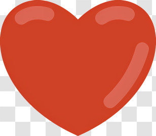 Heart - Red Heart Icon Symbolizing Love Transparent PNG