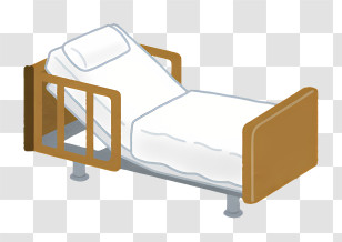 Icon - Adjustable Hospital Bed Transparent PNG