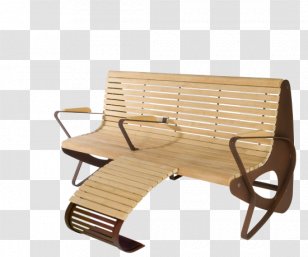 Bench Street Furniture Steel Wood Banc Public - Galvanization - Chair Transparent PNG