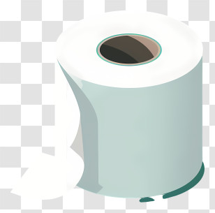Toilet Paper Roll - White Toilet Paper Roll Transparent PNG