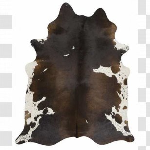 Cowhide Carpet White Bedroom - Black - Rug Transparent PNG