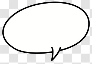 Text Box
 - Speech Bubble Illustration With Tapered Tail Transparent PNG