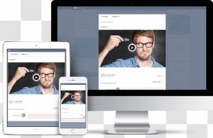 Responsive Web Design Graphic Mockup - Glasses - Multiple Choice Test Transparent PNG