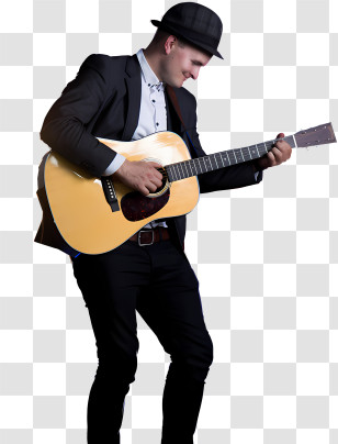 Music - Man Playing Guitar Transparent PNG