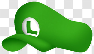 Luigi Hat - Green Cap With L Emblem Transparent PNG