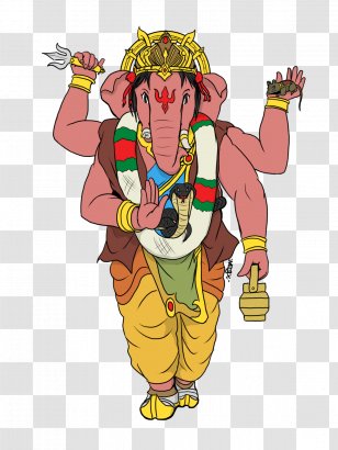 Ganesha Deva Hinduism Ganesh Chaturthi Clip Art - Sarawati Transparent PNG