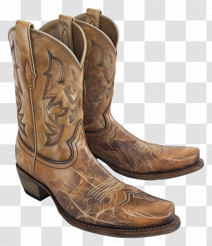 Western Boots - Stylish Cowboy Boot Transparent PNG