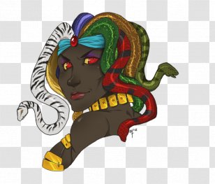 Reptile Animated Cartoon Legendary Creature - Gorgon Transparent PNG