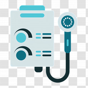 Water Heater - Blue Water Heater Shower Transparent PNG