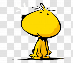 Cartoon Character - Yellow Cartoon Character Standing Transparent PNG
