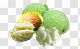 Juglans Walnut Food Eating Nutrition - Lime - With Skin Transparent PNG