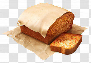 Whole Wheat Bread - Loaf Of Bread Transparent PNG