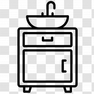 Vanity - Bathroom Sink Icon Transparent PNG