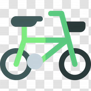 Bicycle - Green Bicycle Illustration Transparent PNG