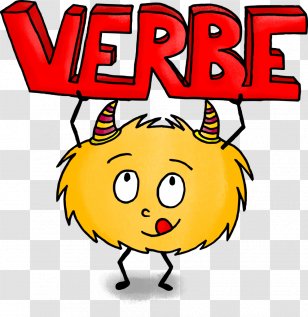 Clip Art Verb Drawing Grammatical Conjugation Sentence - French Language - Mystic Transparent PNG