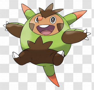 Quilladin - Playful Green Cartoon Character Transparent PNG