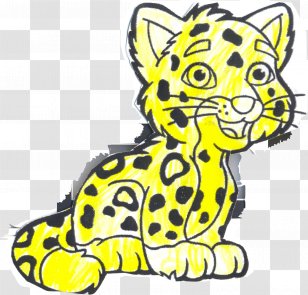 Jaguar Coloring Book Drawing - Infant Transparent PNG