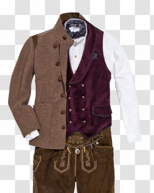 Waistcoat Burda Style Fashion Button Pattern - Pocket Transparent PNG