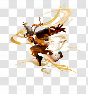 Rashid - Street Fighter Game Character Transparent PNG