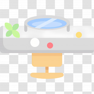Bathroom Vanity - White Camera With Blue Lens Transparent PNG