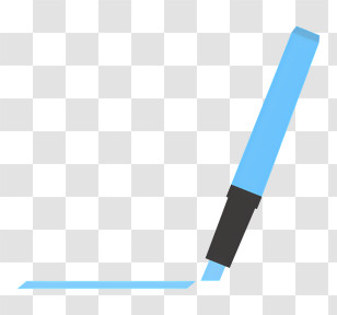 Icon - Blue Marker Pen Transparent PNG