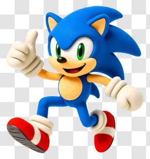 Sonic The Hedgehog - Blue Hedgehog Character Transparent PNG