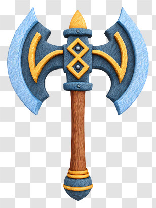 Battle Axe - Decorative Battle Axe Transparent PNG