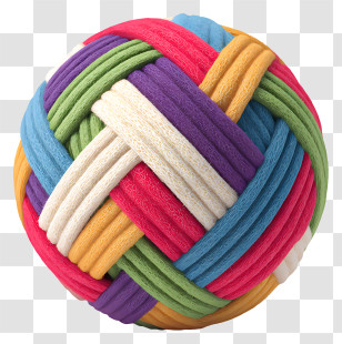 Knitting Wool Ball - Colorful Yarn Ball For Knitting Transparent PNG