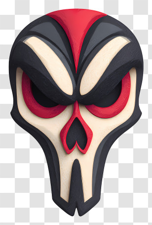 Spooky Mask - Skull Mask For Halloween Transparent PNG
