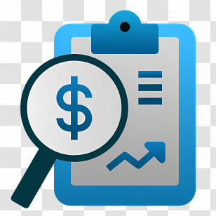 Investment Research - Financial Report Icon With Dollar Sign Transparent PNG