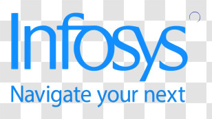 Infosys Logo - Infosys Blue Corporate Wordmark Transparent PNG