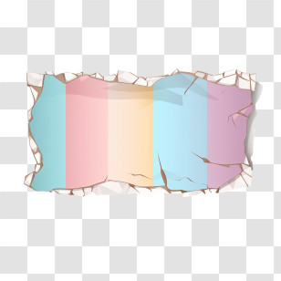 Torn Paper - Cracked Wall Effect Illustration For Stylish Backgrounds Transparent PNG