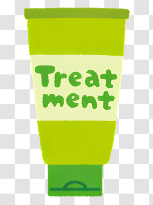 Life - Green Treatment Tube Transparent PNG