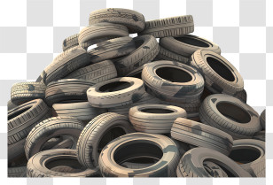 Car Tires - Pile Of Tires Transparent PNG