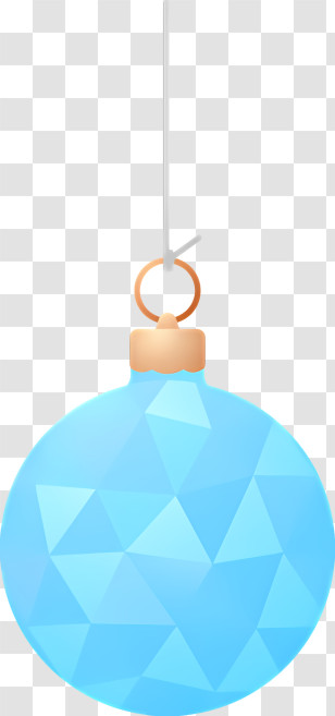 Blue Ornament - Blue Christmas Ornament For Holiday Decoration Transparent PNG