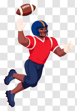 American Football Player - Football Player In Action Transparent PNG