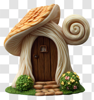 Fairy Door - Cozy Cottage House Transparent PNG