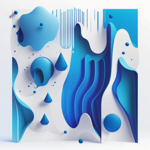 Abstract Background
 - Abstract Blue Art With Modern Design Transparent PNG