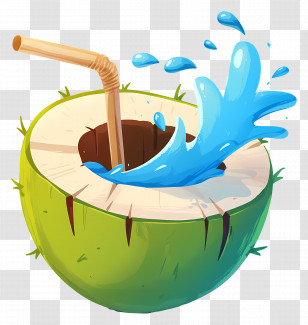 Coconut Water - Refreshing Coconut Drink Transparent PNG