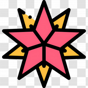 Star Logo - Geometric Star Symbol Transparent PNG
